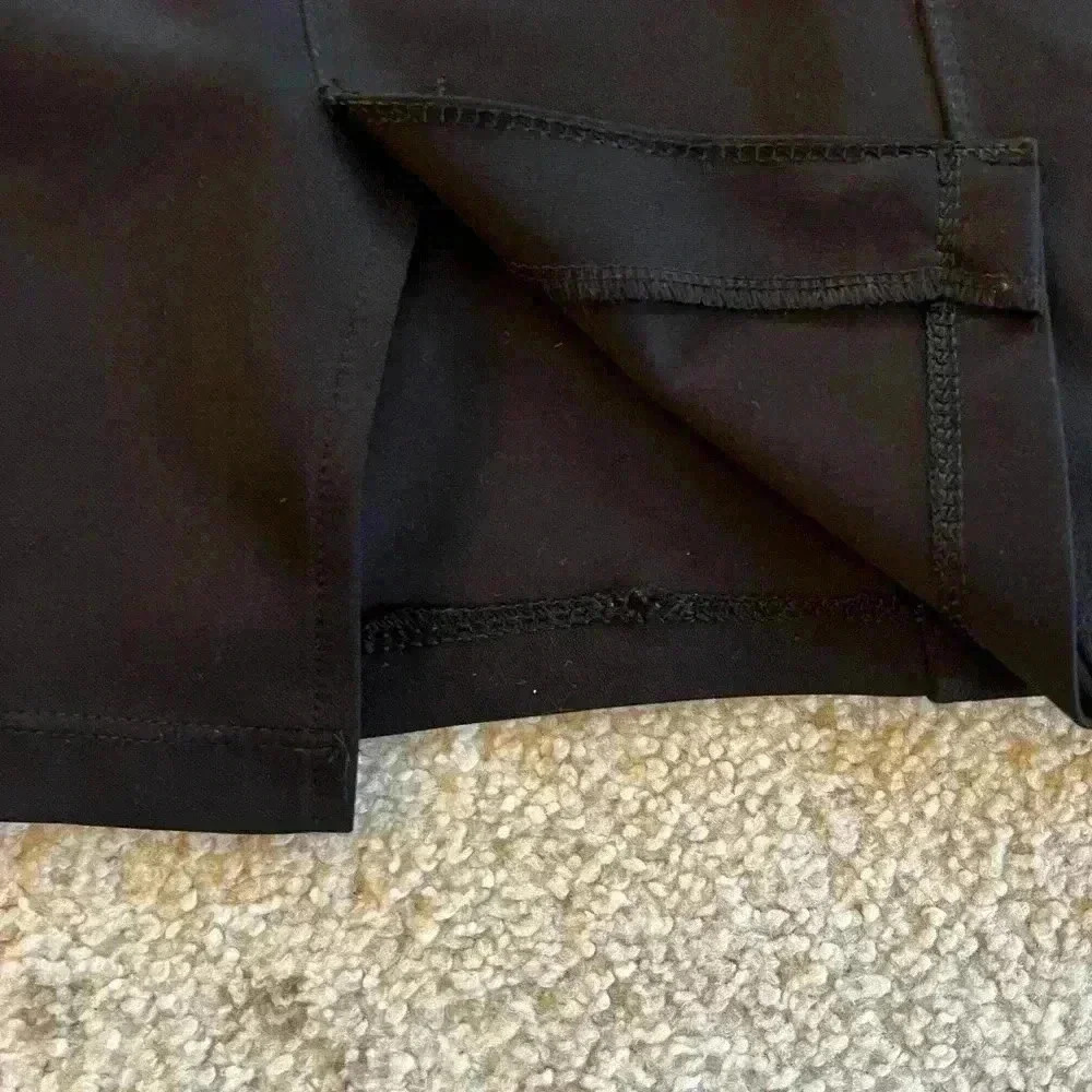 Black Knee Length Pencil Skirt - Picture 4 of 5